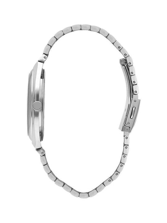 Lee Cooper Bracelet Ρολόι Μπαταρίας σε Ασημί Χρώμα