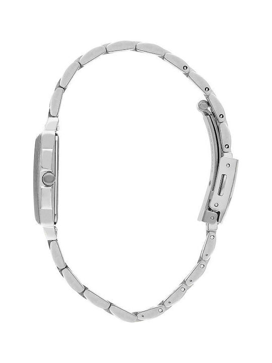 Lee Cooper Bracelet Uhr Batterie in Silber Farbe