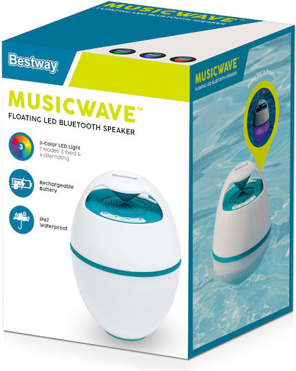 Bestway Musicwave Waterproof Bluetooth Speaker with Battery Life up to 6 hours Green