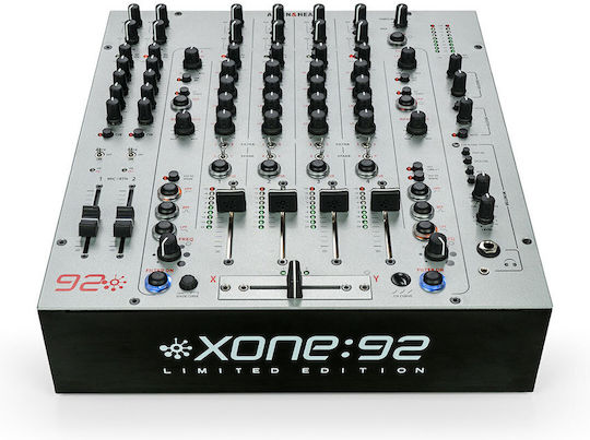 Allen & Heath Xone:92 M-144.999 Αναλογικός Μίκτης 6.0 Καναλιών / 2 Εισόδους XLR Silver