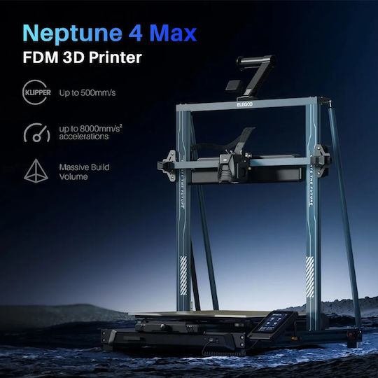 Elegoo Neptune 4 Max Zusammengebaut 3D Drucker mit Ethernet / USB / Wi-Fi Verbindung