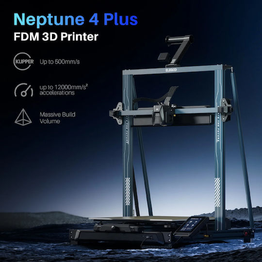 Elegoo Neptune 4 Plus Standalone 3D Printer with Ethernet / USB / Wi-Fi Connection