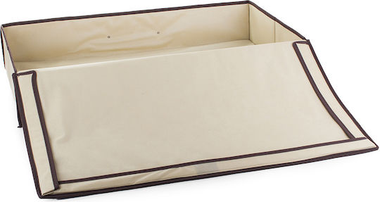 Aufbewahrungsbox für Kleidung / Gürtel / Socken in Ecru Farbe 80x40x15cm 1Stück