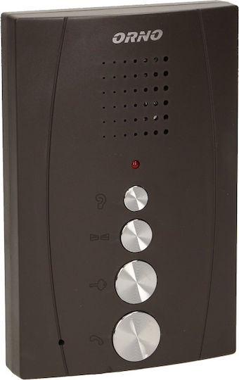 Orno Set Audio-Gegensprechanlage Schwarz
