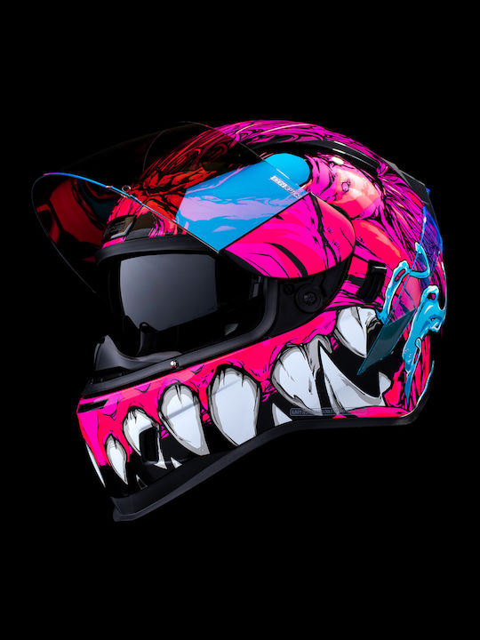 Icon Airform Mips Manik'rr Pink Κράνος Μηχανής Full Face DOT / ECE 22.06
