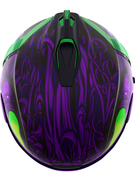 Icon Face Airform Light Purple Motorcycle Helmet Full Face DOT / ECE 22.05 with Sunvisor