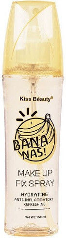Moisturizing Anti-inflammatory Fixing Spray Kiss Beauty Bananas 150 Ml