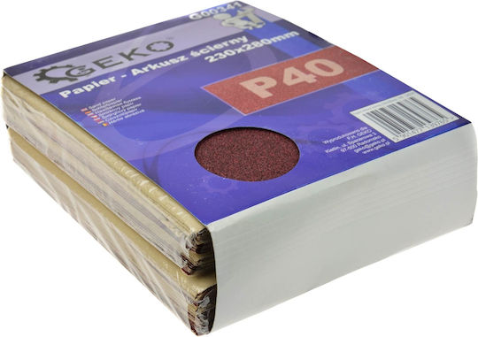 Geko Șmirghel K40 230mmx280mm