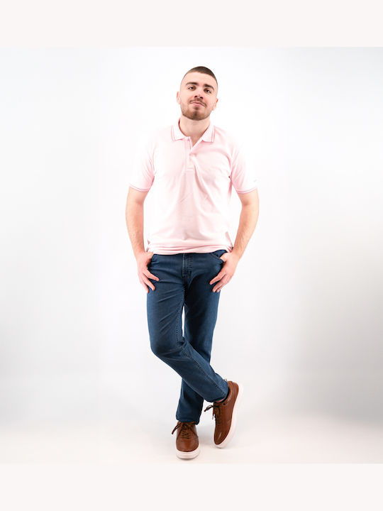 Polo Short Sleeve Pink Blouse