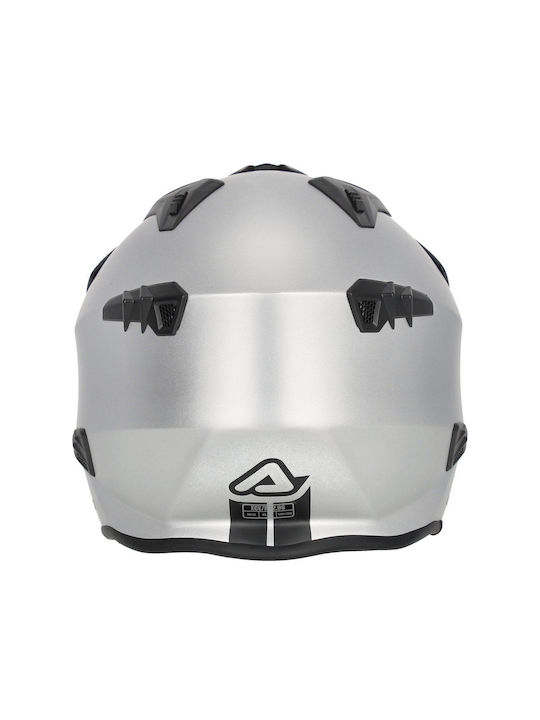 Acerbis Aria Metallic Silver Κράνος Μηχανής Jet 1050gr με Sunvisor