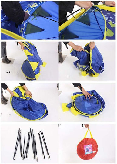Iso Trade Kids Play Tent Castle Pop Up C02G0190368 C03G0090128 Blue