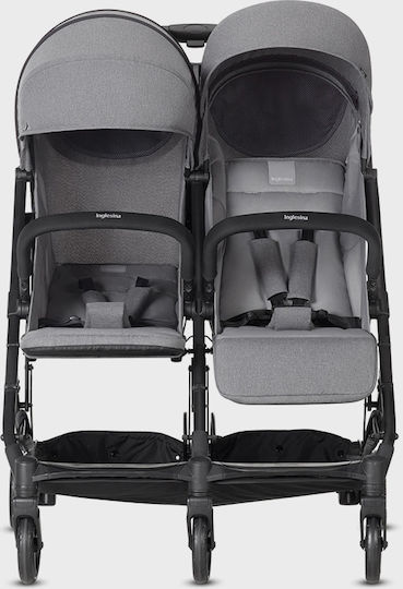 Inglesina Twin Sketch Double Stroller Suitable from 6+ Months Navy 12.5kg