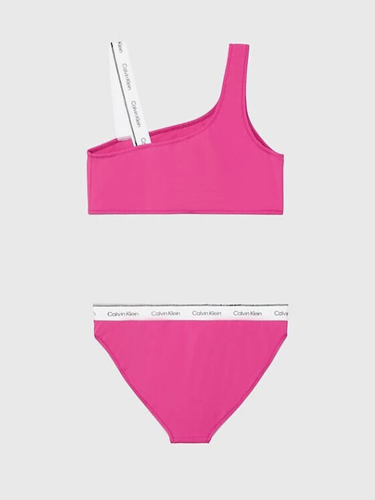 Calvin Klein Kinder Badeanzug Bademoden-Set Fuchsia