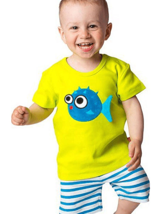 Kids Top Short-sleeved Yellow
