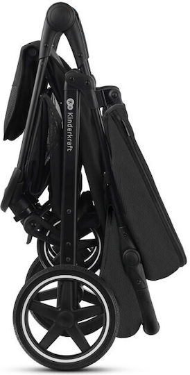Kinderkraft Route Baby Stroller Suitable for Newborn Black 10.8kg