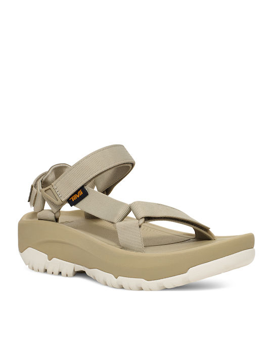 W Hurricane Xlt2 Ampsole Women's Flat Sandals Sporty in Beige Color