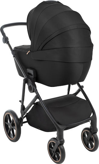 Kikka Boo Thea Adjustable 2 in 1 Baby Stroller Suitable for Newborn Black 2024 10.6kg