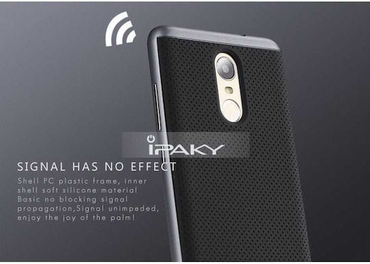 iPaky Pc Bumper & Tpu Back Cover Πλαστικό Μαύρο (Redmi Note 3 / Pro)
