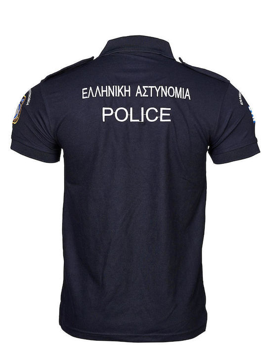 GreekForces HER101013 Polo cu mânecă scurtă Poliția