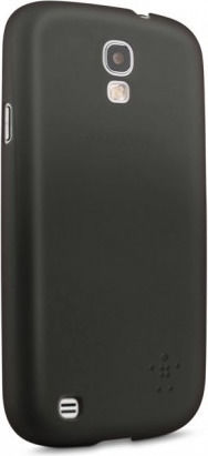 Belkin Micra Glam Matte Back Cover Σιλικόνης Μαύρο (Galaxy S4)