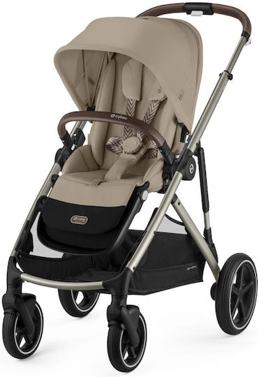Cybex Gazelle S Baby Stroller Suitable for Newborn Beige Taupe Frame 12.6kg
