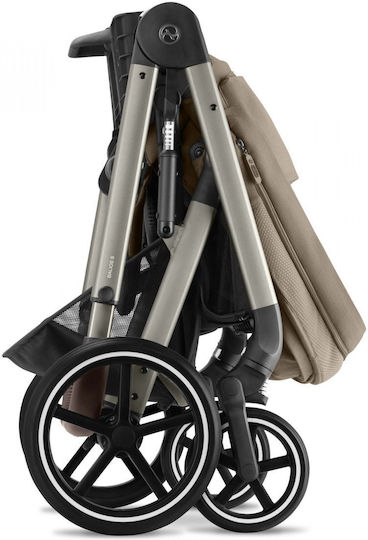 Cybex Balios S Lux Ρυθμιζόμενο Καρότσι Μωρού Kατάλληλο για Nεογέννητο Almond Beige 11.7kg