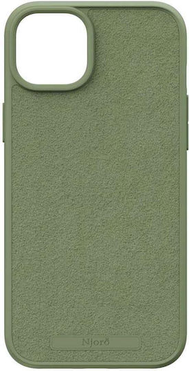 Njord Suede Back Cover Πλαστικό 2mm Χακί (iPhone 15 Plus)