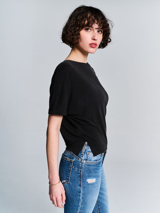Sandra Blugi de damă Push Up cu tăieturi cu croială slim