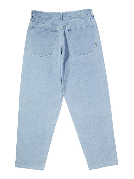 Cromer Pant Men's Jeans Pants Cropped Relaxed Baggy Fit Blue