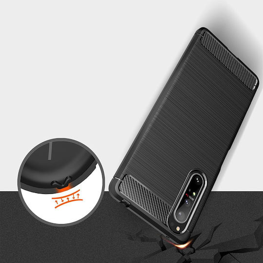 Back Cover Πλαστικό / Σιλικόνης Μαύρο (Xperia 1 II)