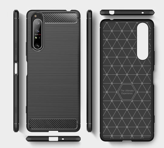 Back Cover Πλαστικό / Σιλικόνης Μαύρο (Xperia 1 II)