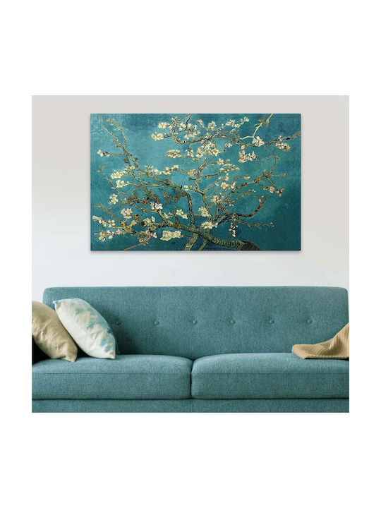 Megapap Blooming Flowers Πίνακας σε Καμβά 140x100cm