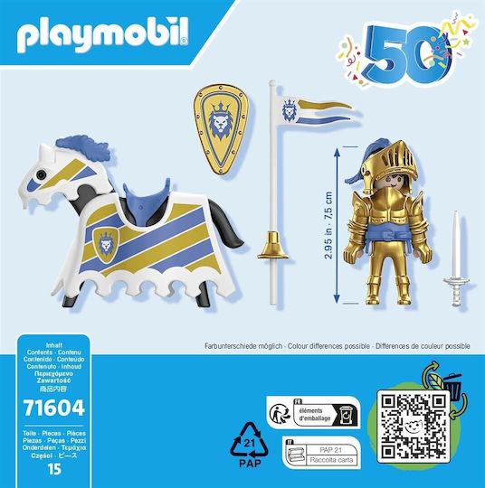 Playmobil Ritter Goldener Ritter 50 Jahre für 5-99 Jahre