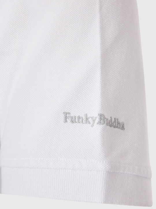 Polo Herrenbluse Kurzarm Weiße FBM009-010-11
