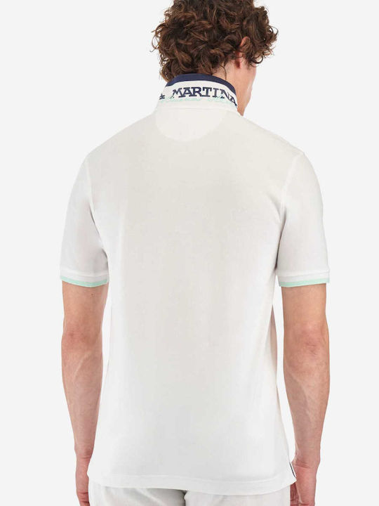 La Martina Herren Shirt Polo White