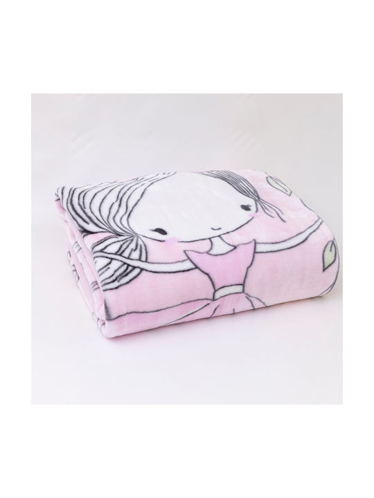 Borea Kids Blanket 150x220cm Pink