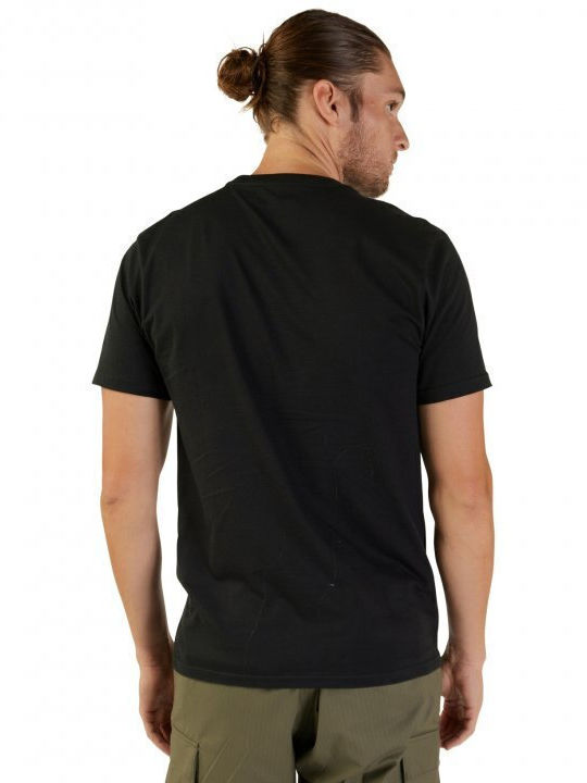 Fox Herren T-Shirt Kurzarm Schwarz