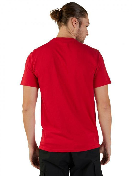 Fox T-shirt Bărbătesc cu Mânecă Scurtă Flame Red