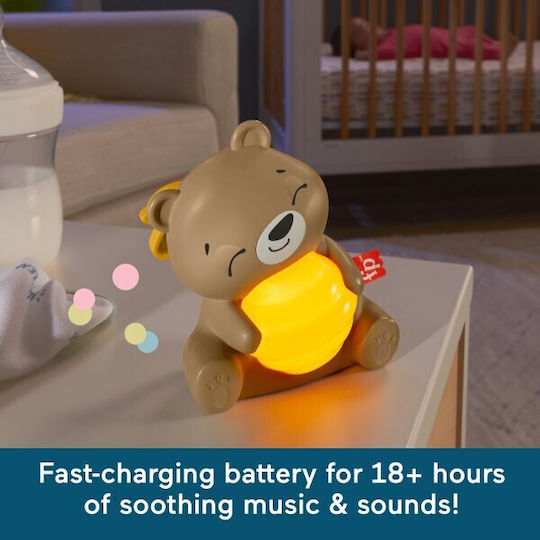 Fisher-price Hrb18 Baby Night Light Brown, White