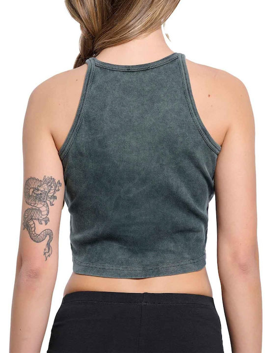 BodyTalk Damen Sportlich Baumwolle Bluse Ärmellos Haze