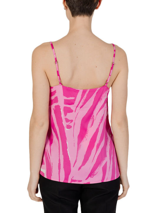 Only Women's Summer Blouse Sleeveless Fuchsia