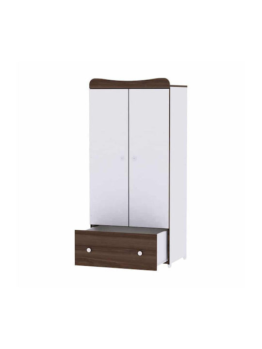 Exclusive Δίφυλλη Ντουλάπα Λευκή 57x80x178cm Exclusive Δίφυλλη Ντουλάπα Λευκή 57x80x178cm