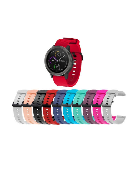 Curea Roz (Forerunner 55/245/645 / Vivoactive 3/5/HR / Venu Sq 2) Curea Roz (Forerunner 55/245/645 / Vivoactive 3/5/HR / Venu Sq 2)