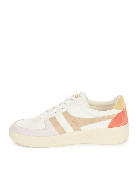 Grandslam Trident Γυναικεία Sneakers Λευκά
