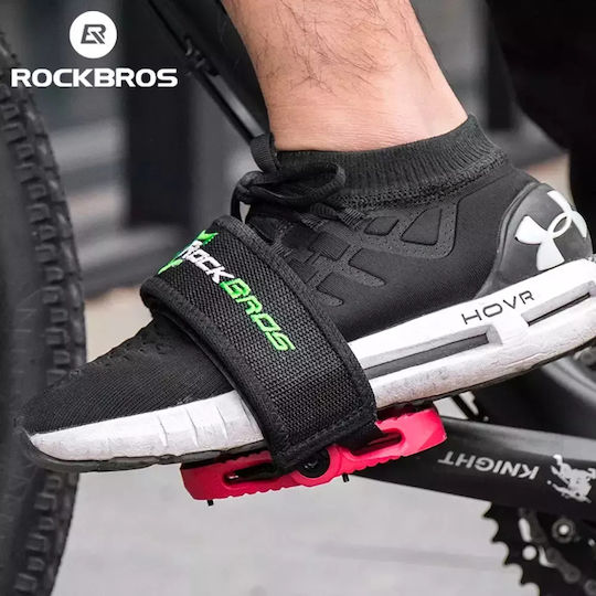 Rockbros Gzt1001 Bicycle Pedal Straps - Black