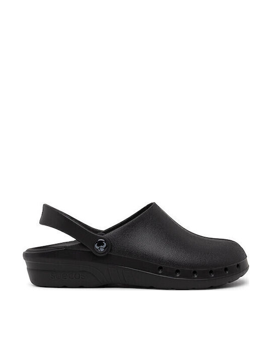 Suecos Herren Anatomisch Clogs Schwarz