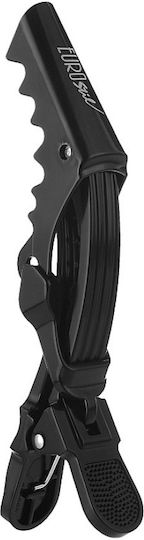 Eurostil Set of Hair Clips Dragon Black 4pcs