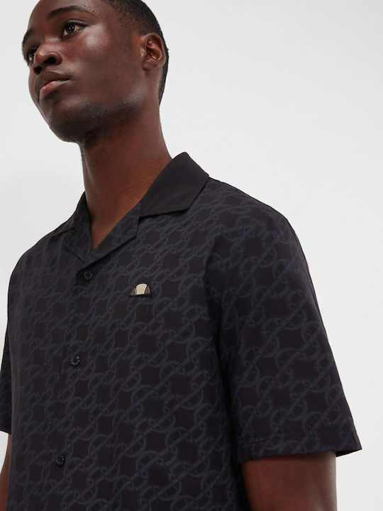 Kurzärmlig Hemd Black