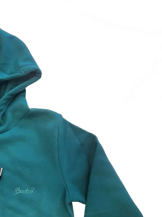 Sweatshirt with Hood Petrol