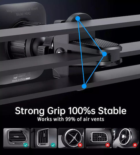 Choetech Suport Auto pentru Telefon cu magnet Neagră
